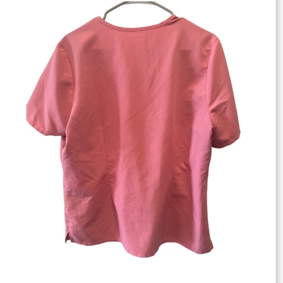 Figs Neon Pink Catarina One-Pocket Scrub Top XL - Picture 3 of 4